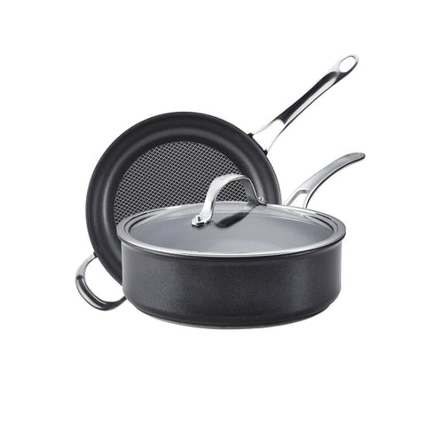 Anolon X Hybrid Cookware Nonstick Frying Pan with Helper Handle